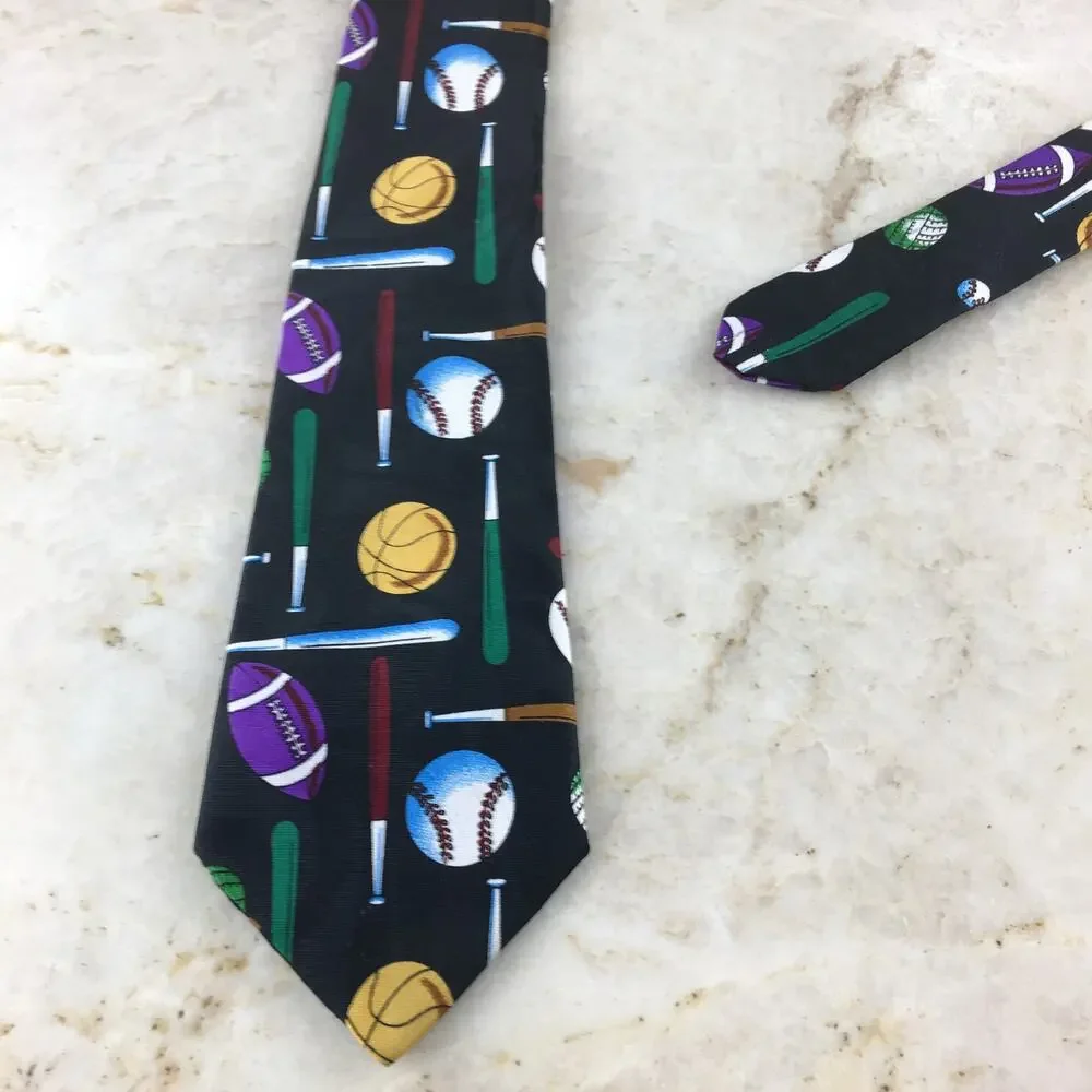 VAN HEUSENS BOY'S BALL GAMES MULTI-COLOR NECKTIE
